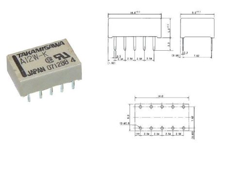 A12W-K-LF 2A DC12V 2MOR.1028R